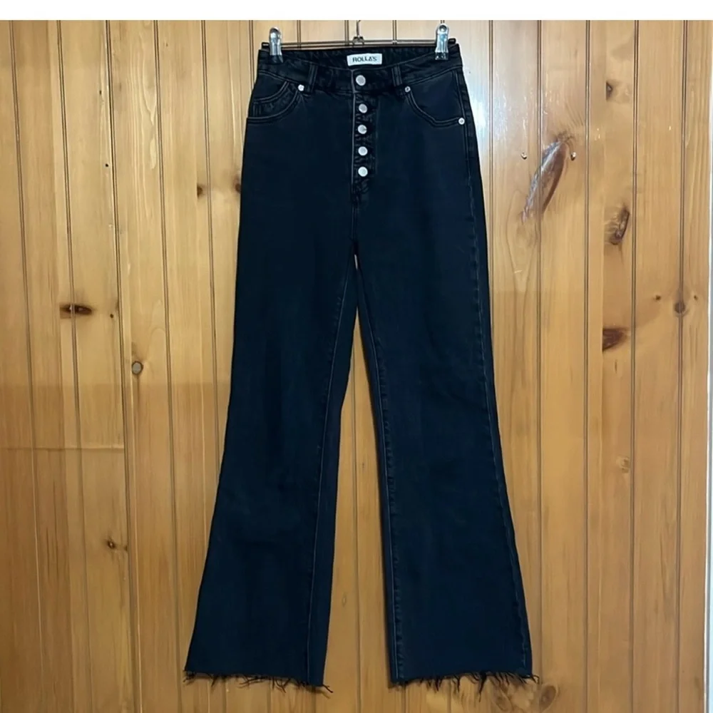 ROLLA’S High Rise Eastcoast Crop Flare Jeans - Picture 2 of 3
